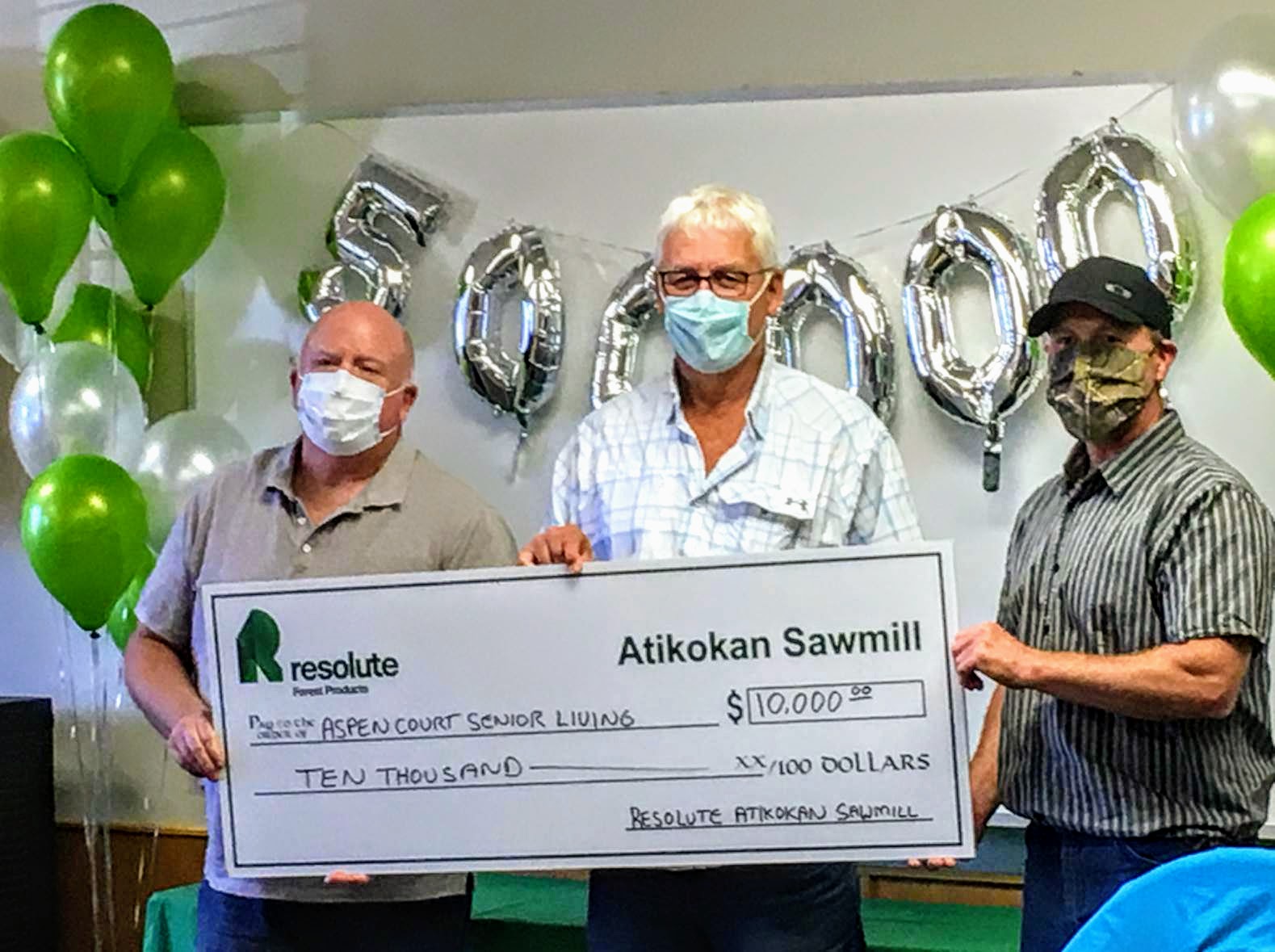 Resolute’s Employees Donate $10,000 From Achieved Safety Milestone